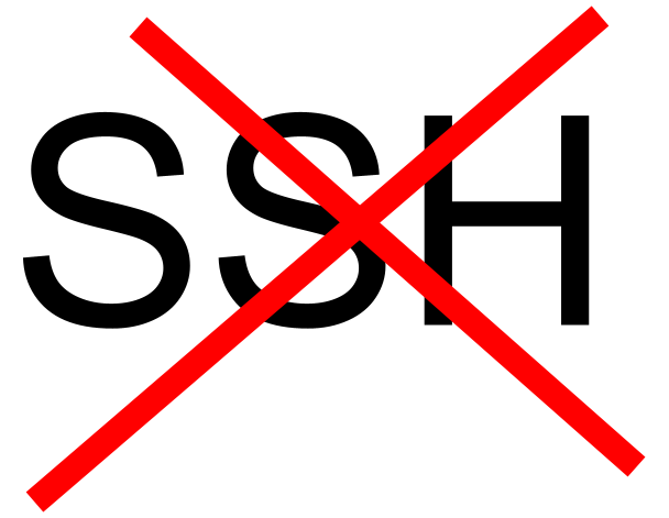 SSH is no longer used